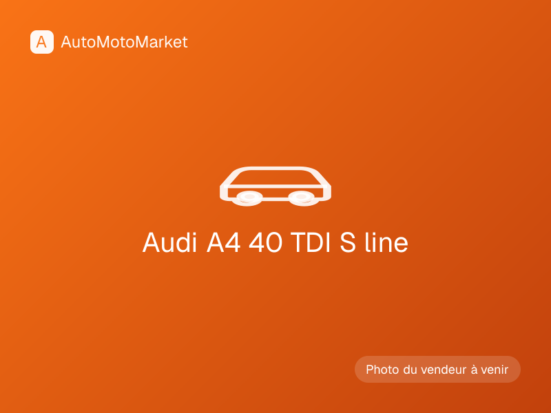 Audi A4 40 TDI S line